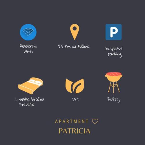 Ferienwohnung Apartman Patricia Fužine Exterior foto